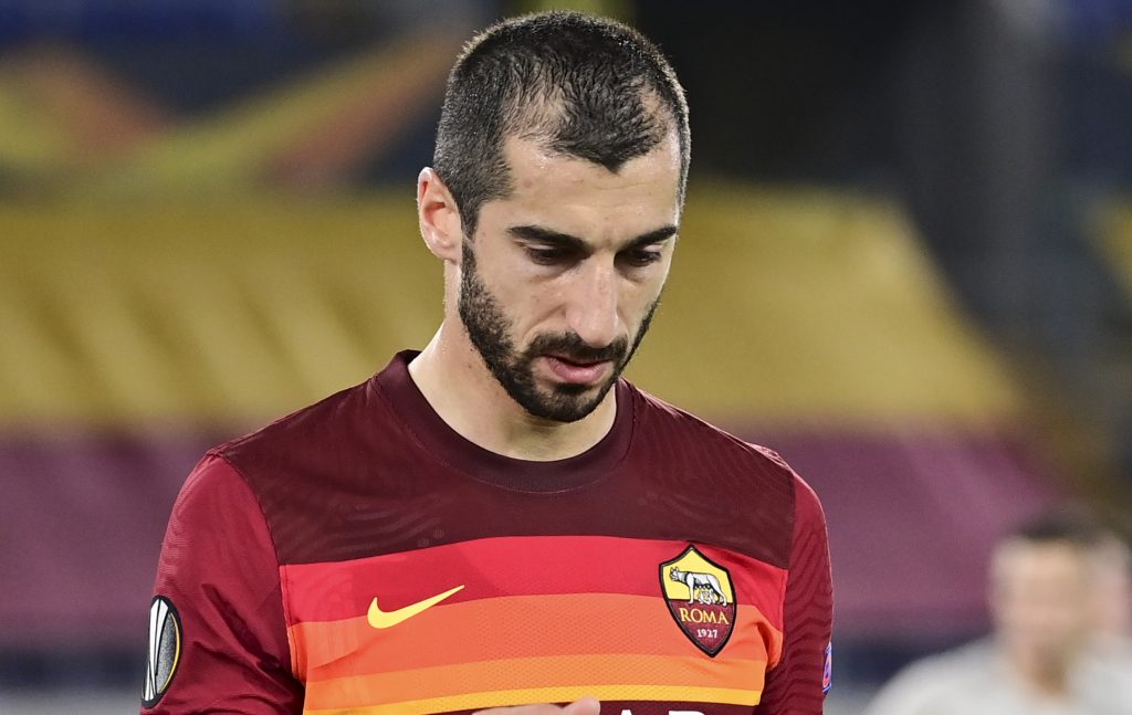 mkhitaryan Roma vs Shakhtar Donetsk - Europa League 2020/2021 - Ottavi di Finale - Andata