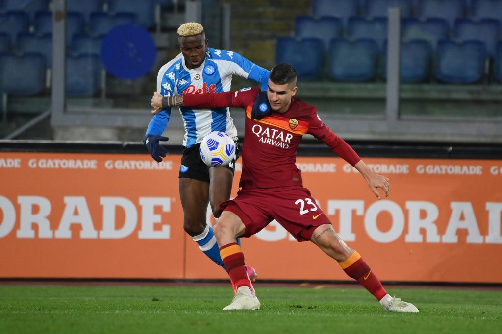 Mancini Roma vs Napoli - Serie A TIM 2020/2021