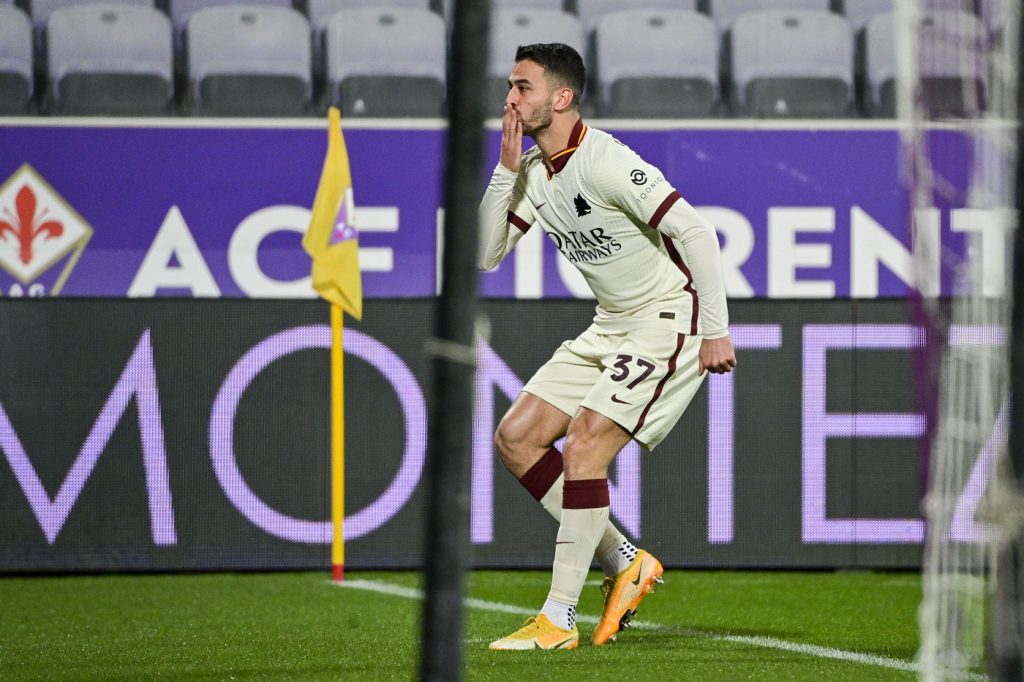 spinazzola Fiorentina vs Roma - Serie A TIM 2020/2021