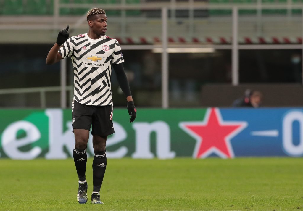AC Milan v Manchester United - UEFA Europa League Round Of 16 Leg Two Pogba