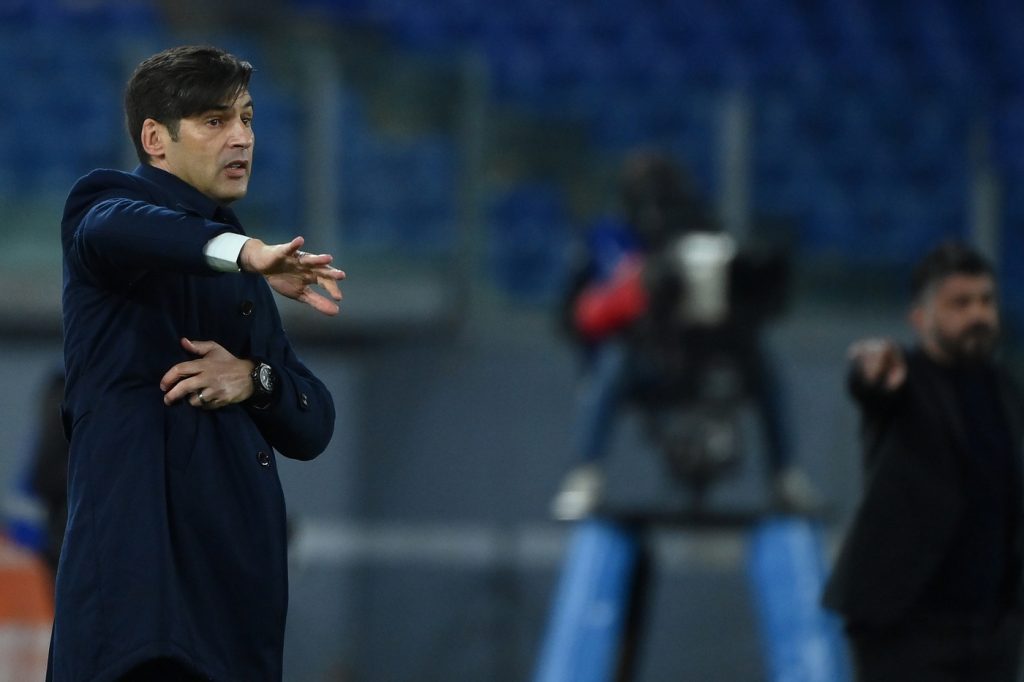 fonseca Roma vs Napoli - Serie A TIM 2020/2021