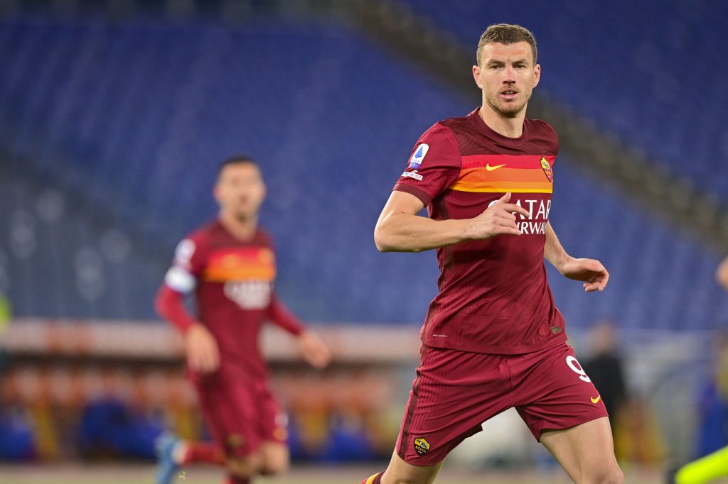 Dzeko Roma vs Napoli - Serie A TIM 2020/2021