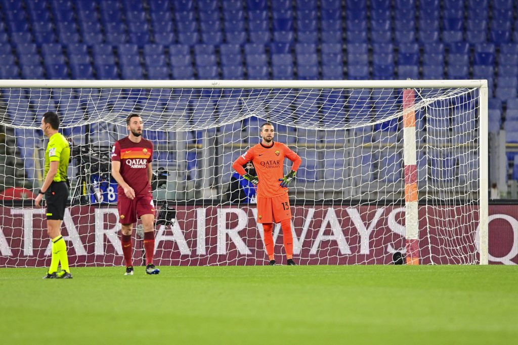 Pau Lopez Cristante Roma vs Napoli - Serie A TIM 2020/2021