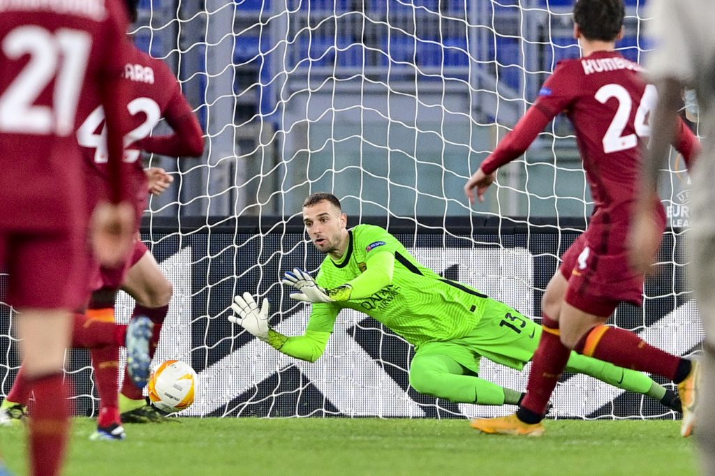 pau lopez Roma vs Shakhtar Donetsk - Europa League 2020/2021 - Ottavi di Finale - Andata