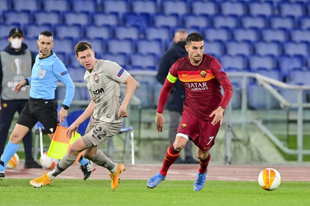 pellegrini Roma vs Shakhtar Donetsk - Europa League 2020/2021 - Ottavi di Finale - Andata