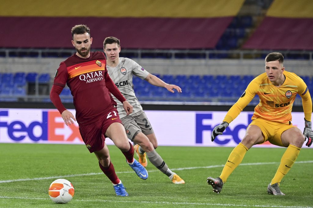 trubin mayoral Roma vs Shakhtar Donetsk - Europa League 2020/2021 - Ottavi di Finale - Andata