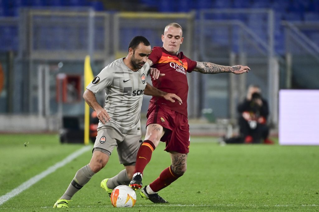 karsdorp Roma vs Shakhtar Donetsk - Europa League 2020/2021 - Ottavi di Finale - Andata
