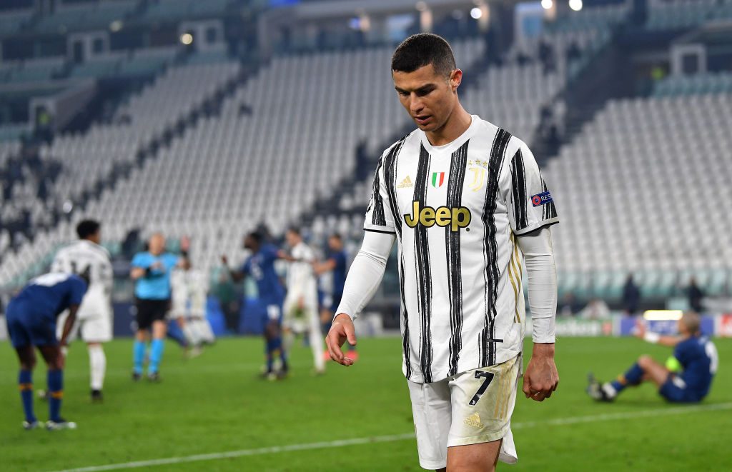 ronaldo Juventus v FC Porto  - UEFA Champions League Round Of 16 Leg Two