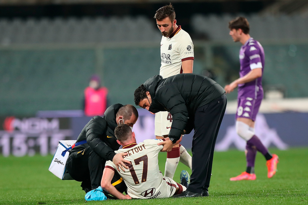 veretout infortunio fiorentina roma