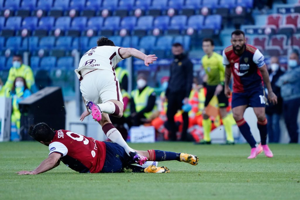 cristante simeone Cagliari vs Roma - Serie A TIM 2020/2021