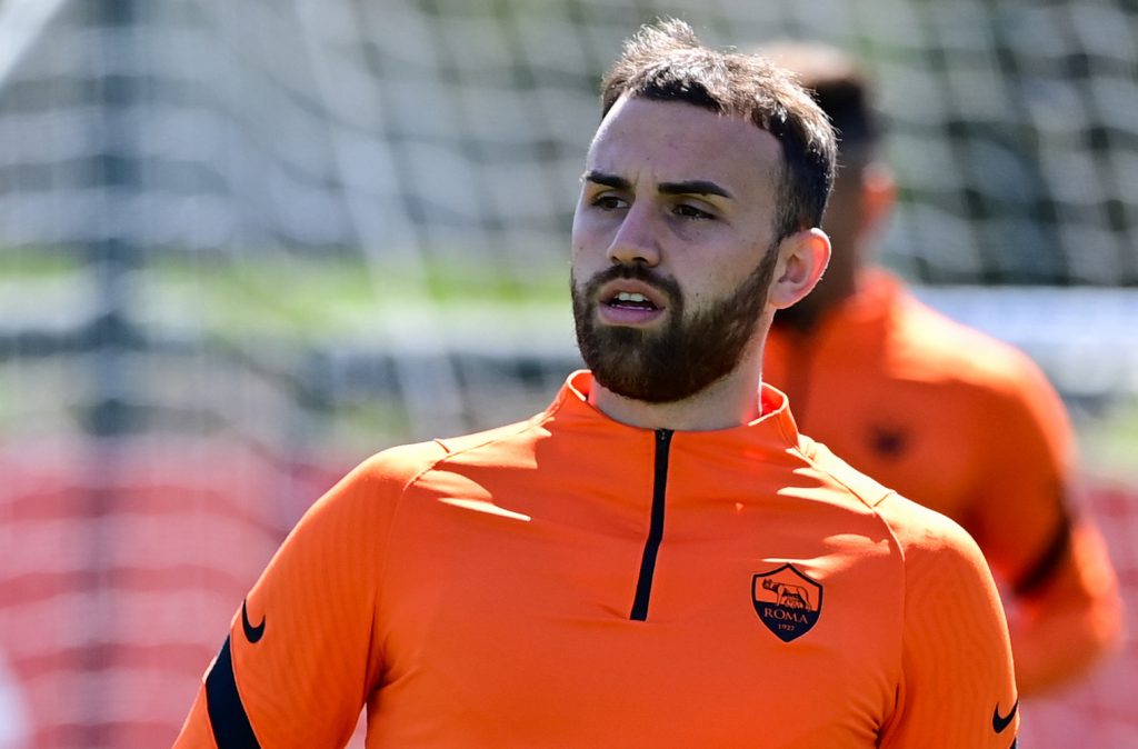 Mayoral AS Roma, sessione di allenamento a Trigoria