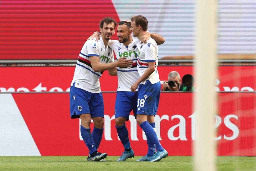 milan sampdoria quagliarella