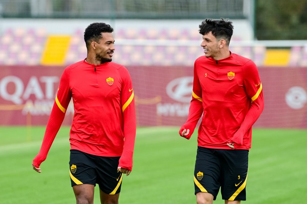 AS Roma, sessione di allenamento a Trigoria Jesus Ibanez