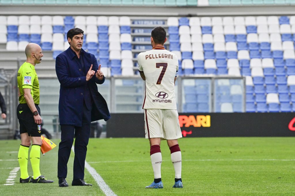 Pellegrini Fonseca Sassuolo vs Roma - Serie A TIM 2020/2021