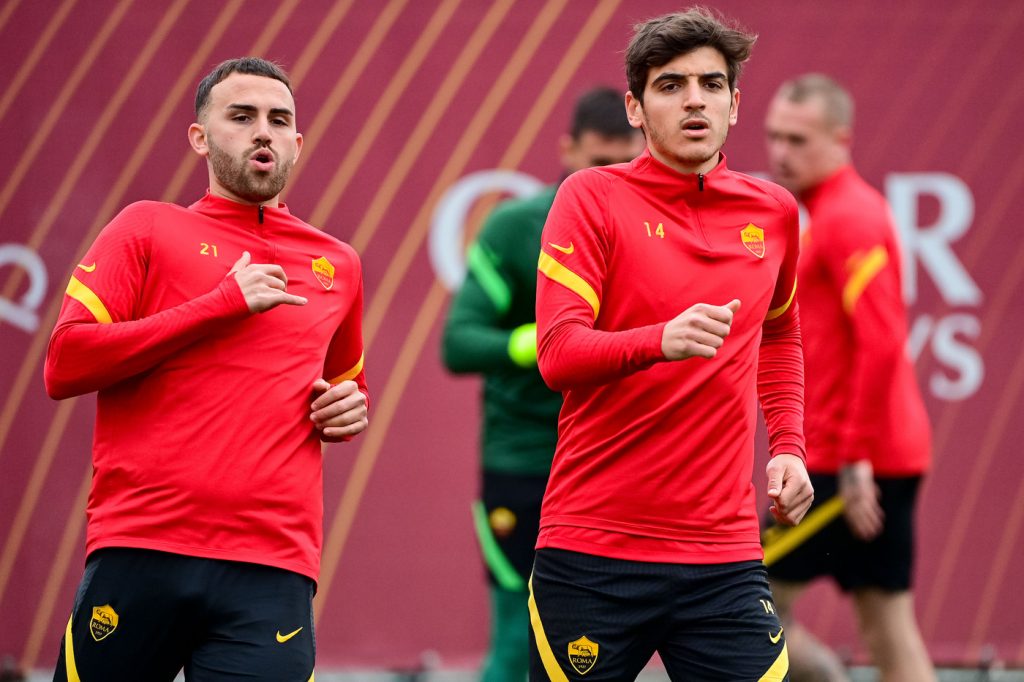 AS Roma, sessione di allenamento a Trigoria Mayoral Villar