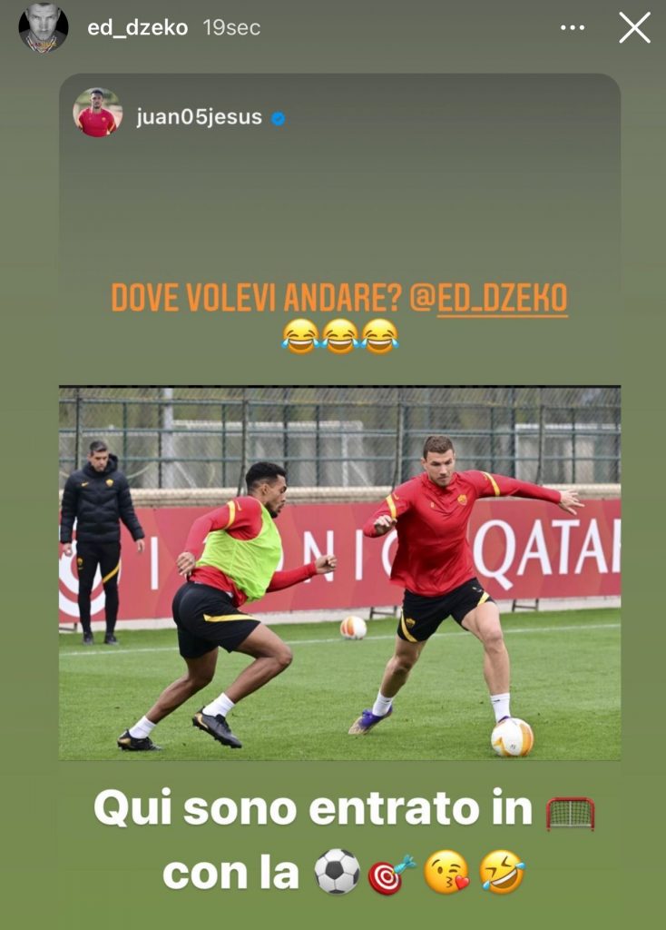 Dzeko Jesus Instagram