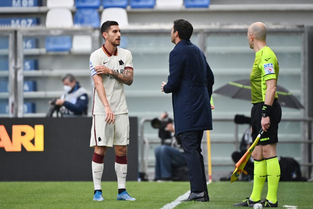 Pellegrini Fonseca Sassuolo vs Roma - Serie A TIM 2020/2021