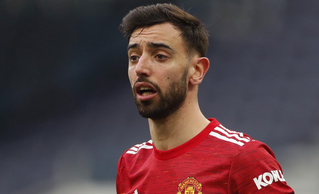 Bruno Fernandes Tottenham Hotspur v Manchester United - Premier League