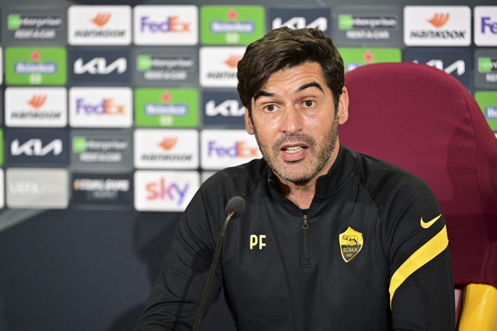 Fonseca Europa League, conferenza stampa della AS Roma a Trigoria