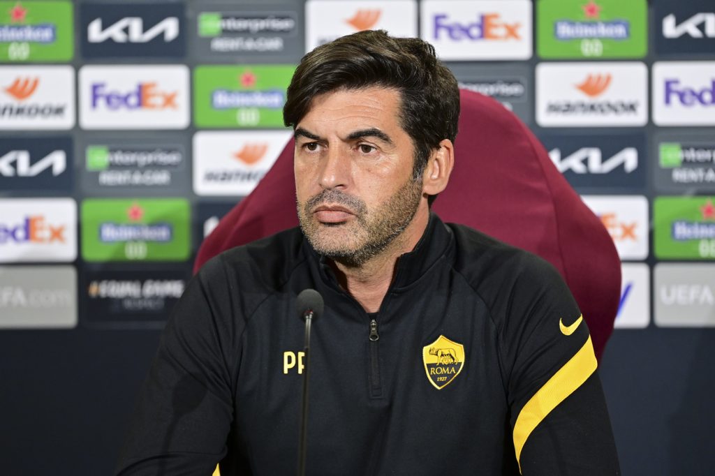 Fonseca Europa League, conferenza stampa della AS Roma a Trigoria