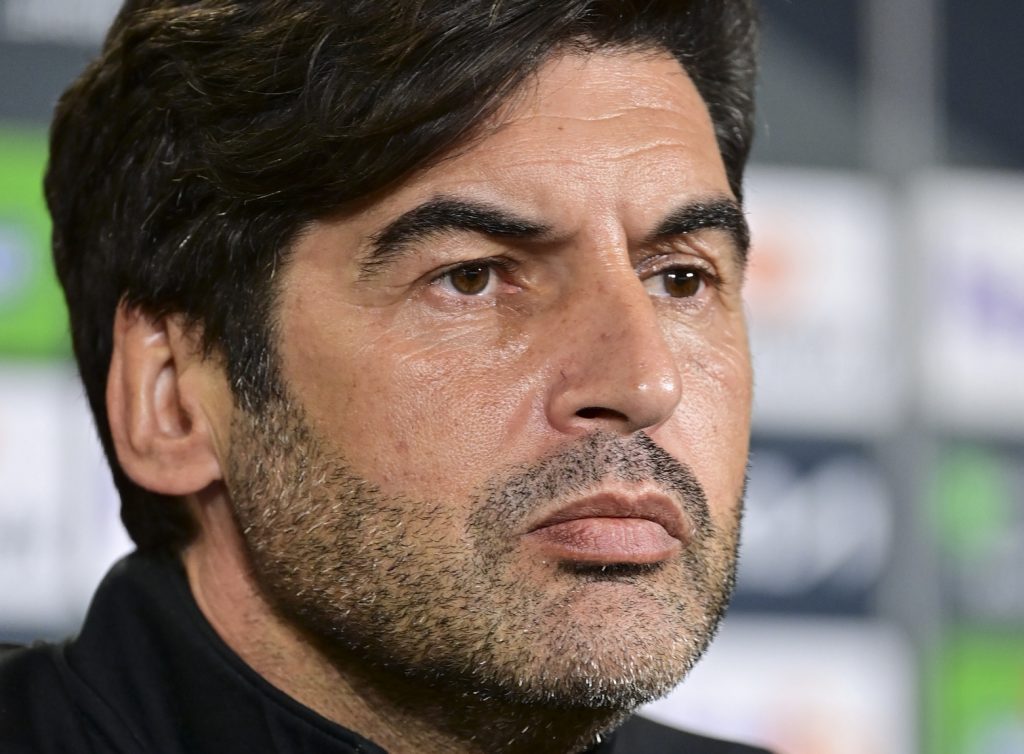Fonseca Europa League, conferenza stampa della AS Roma a Trigoria