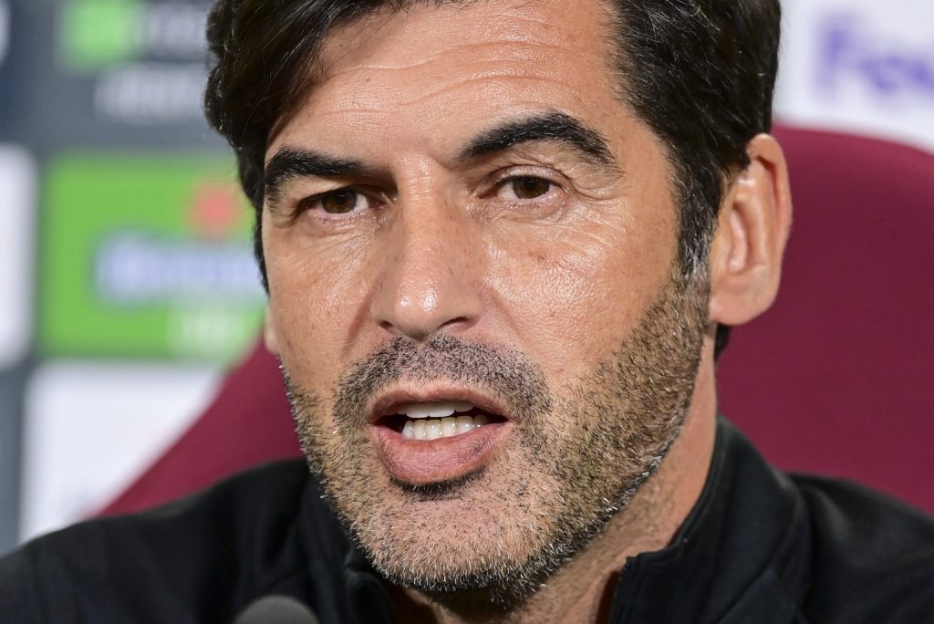Fonseca Europa League, conferenza stampa della AS Roma a Trigoria