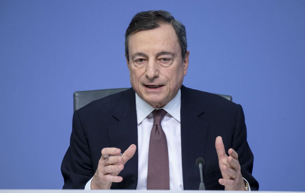 Draghi ECB Governing Council Meets As Eurozone Slumps