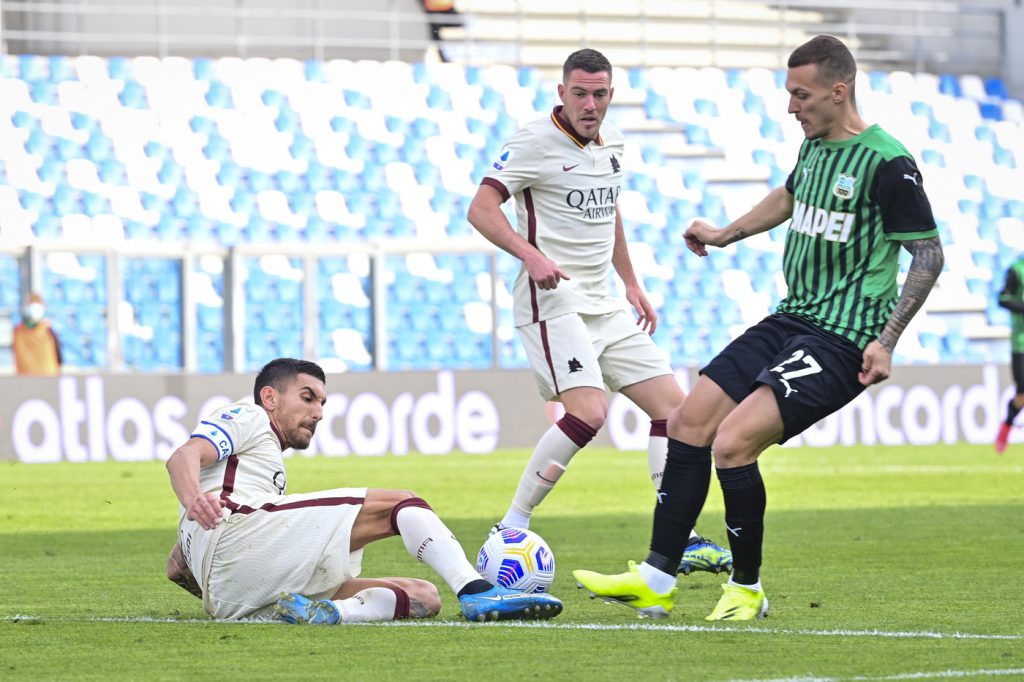 Pellegrini Veretout Sassuolo vs Roma - Serie A TIM 2020/2021