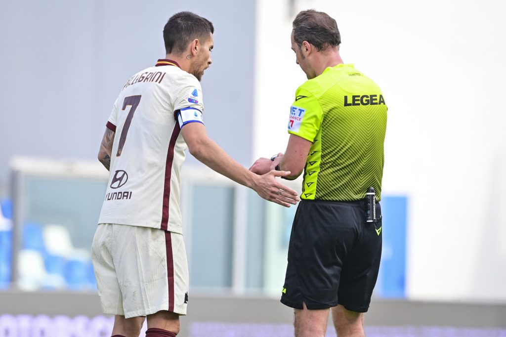 Pellegrini Pairetto Sassuolo vs Roma - Serie A TIM 2020/2021
