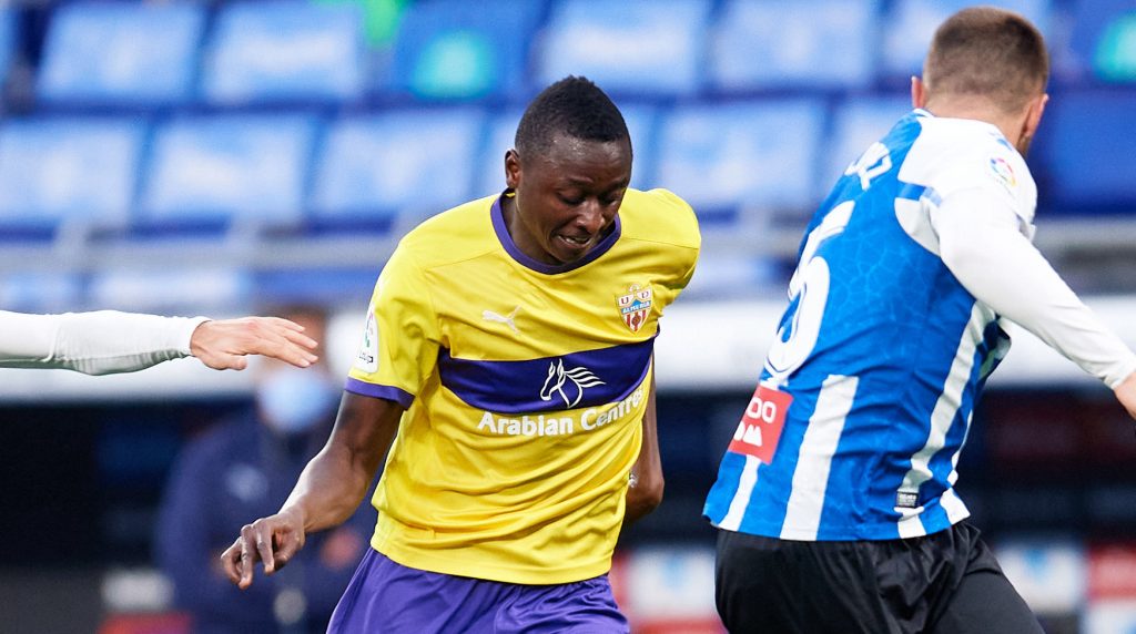 Sadiq RCD Espanyol v Almeria - La Liga SmartBank