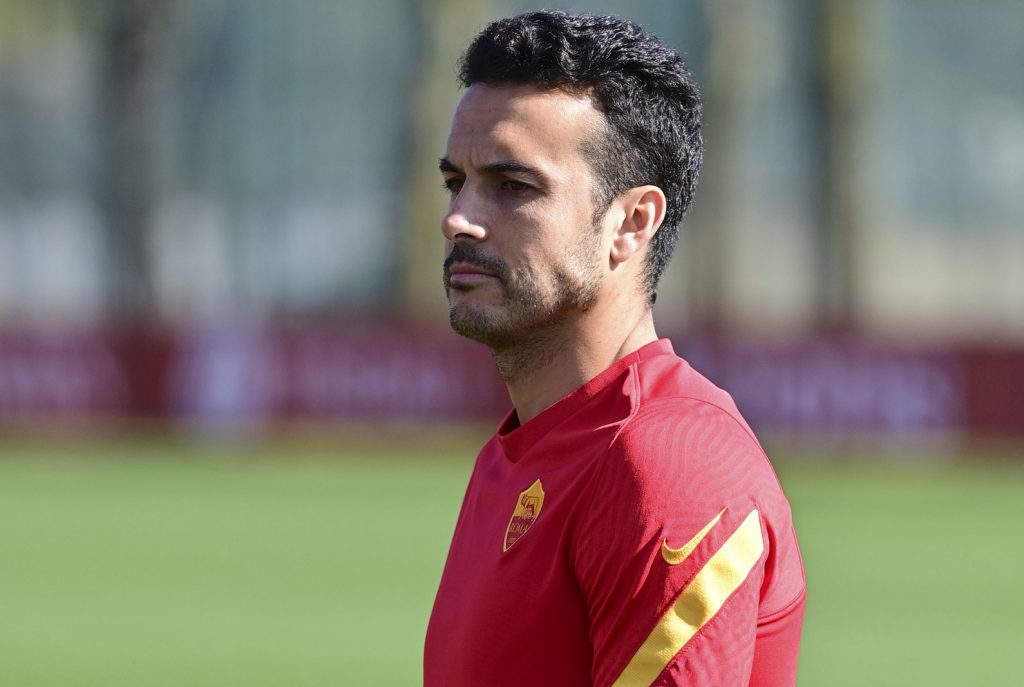 Pedro AS Roma, sessione di allenamento a Trigoria