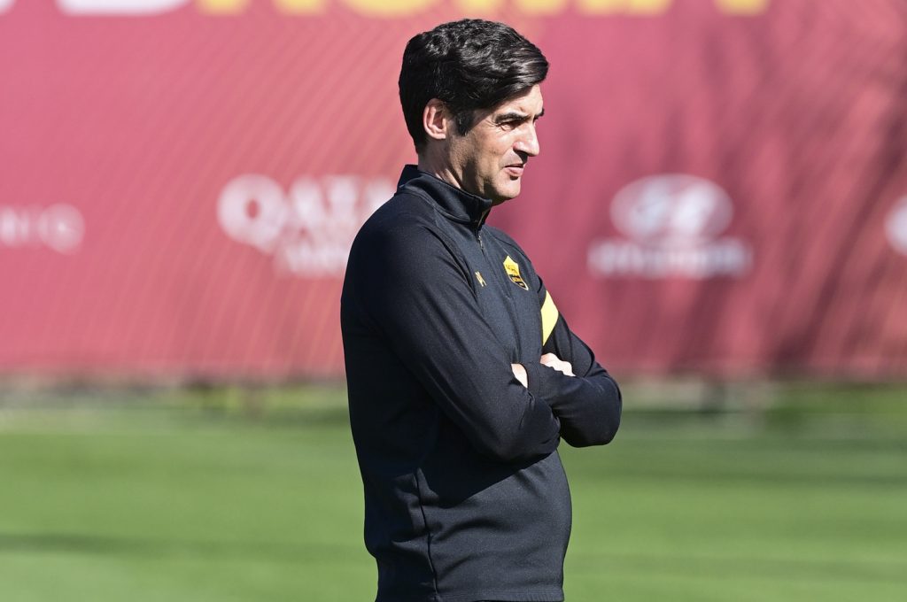 Fonseca AS Roma, sessione di allenamento a Trigoria