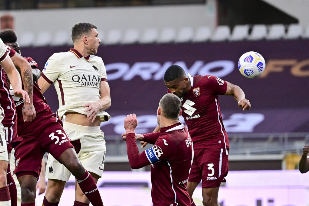 dzeko Torino vs Roma - Serie A TIM 2020/2021