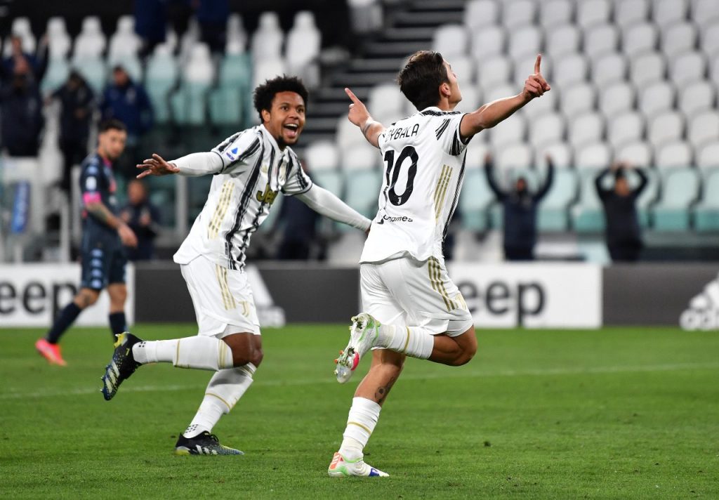 dybala juventus napoli mckennie roma