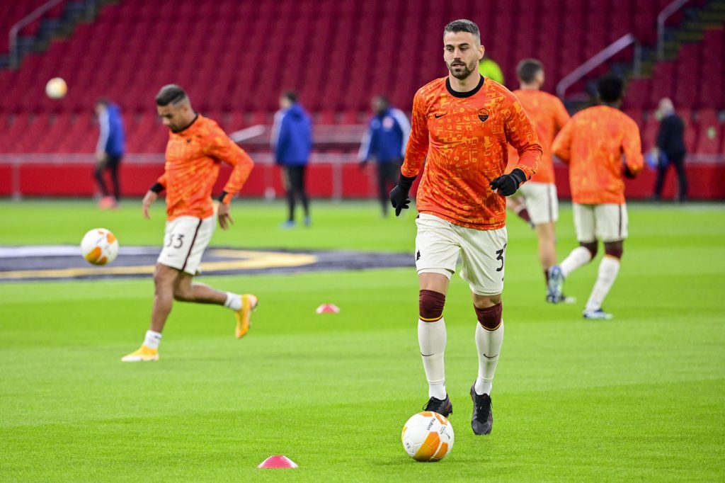 Spinazzola Ajax vs Roma - Europa League 2020/2021