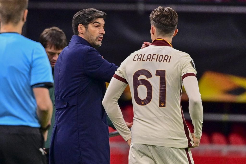 Fonseca Calafiori Ajax-Roma