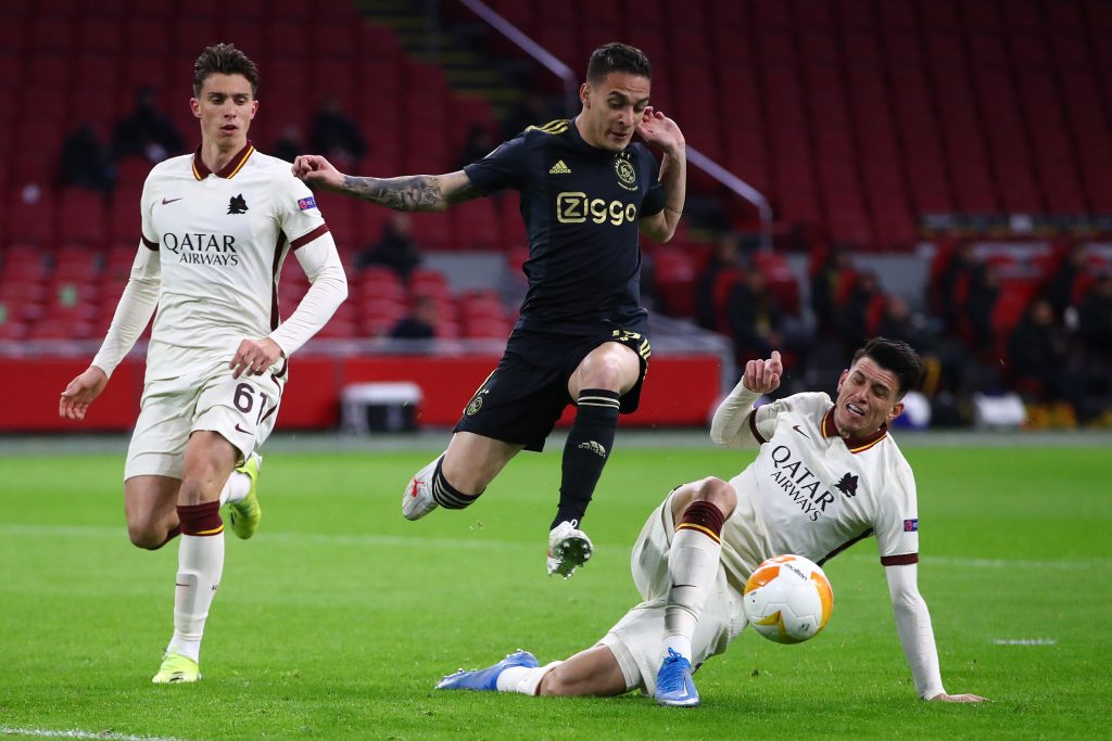 Ibanez Antony Ajax v AS Roma - UEFA Europa League Quarter Final: Leg One