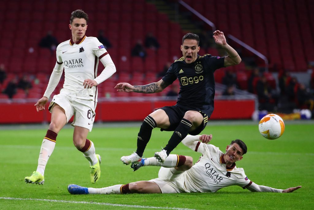 Ibanez Antony Ajax v AS Roma - UEFA Europa League Quarter Final: Leg One