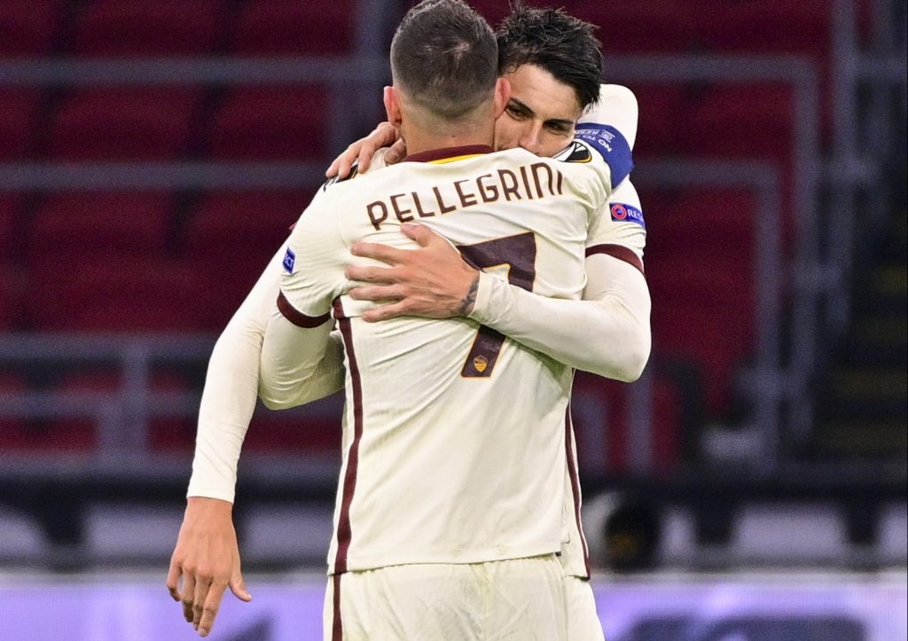 Pellegrini Ibanez Ajax vs Roma - Europa League 2020/2021
