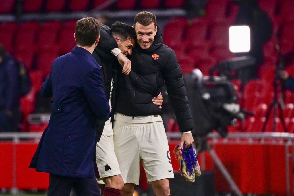 Dzeko Ibanez Ajax vs Roma - Europa League 2020/2021