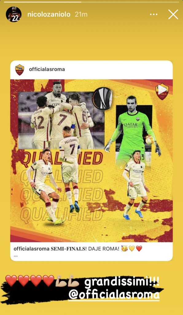 zaniolo instagram