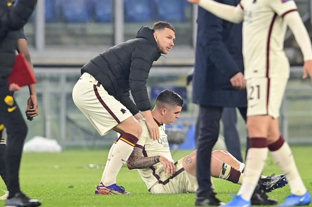 roma-ajax-mancini-pianto-dzeko