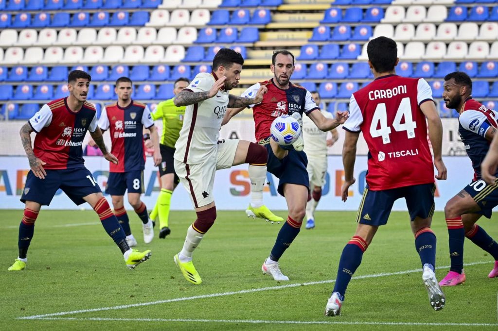 cagliari roma godin perez carboni