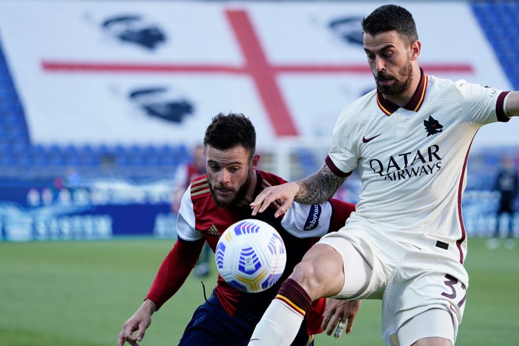 nandez spinazzola Cagliari vs Roma - Serie A TIM 2020/2021