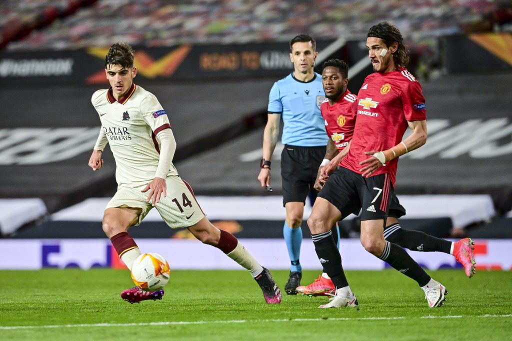cavani villar fred Manchester United vs Roma - Semifinale andata Europa League 2020/2021