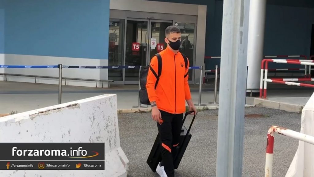 Spinazzola video rientro Roma