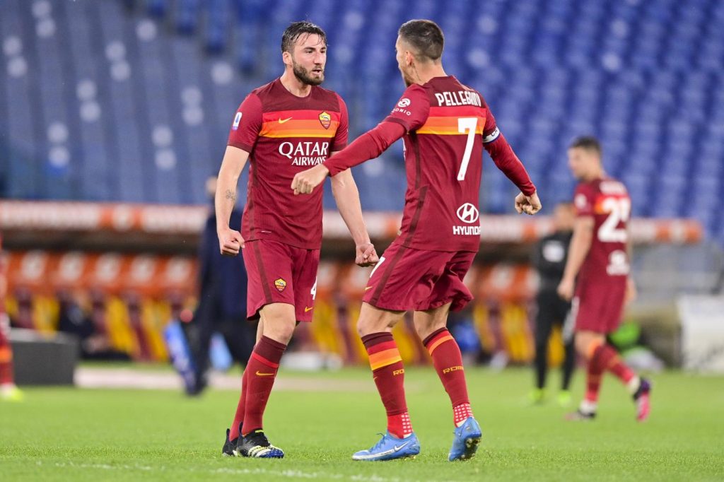 roma atalanta cristante pellegrini gol