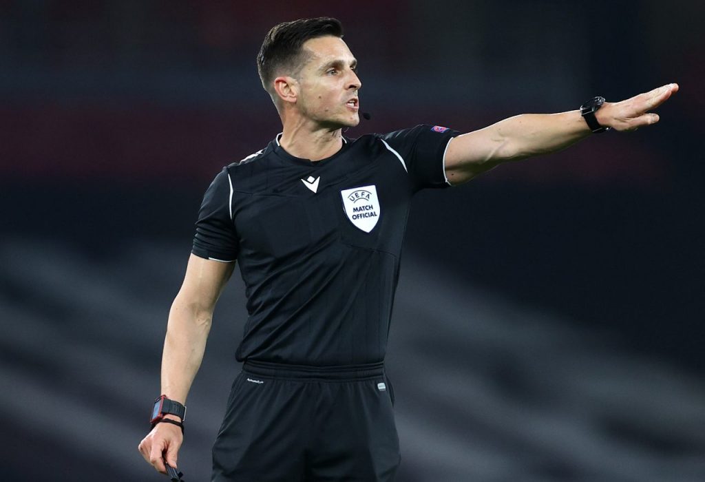 carlos del cerro grande arbitro manchester roma