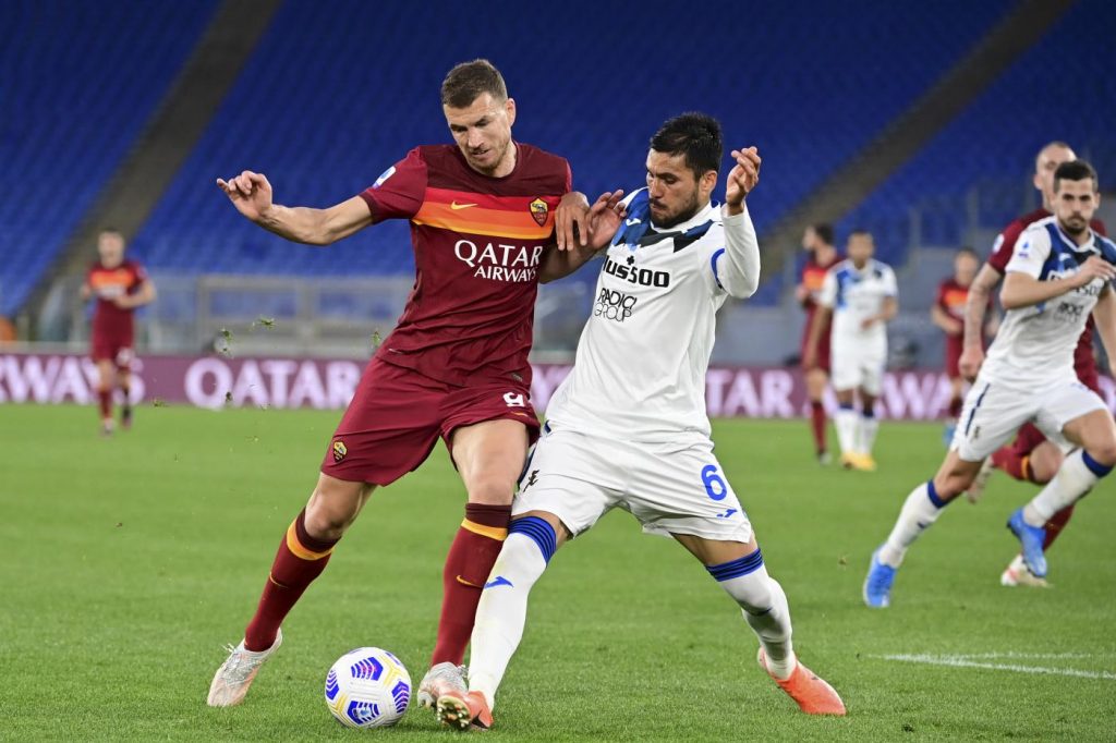 roma atalanta palomino dzeko