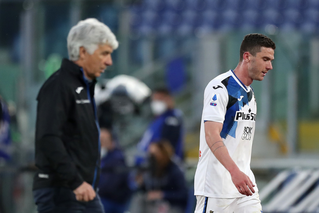 roma atalanta gosens espulsione